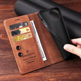 Ultrathin Leather Flip Business Wallet Case for Samsung