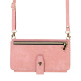 Leather Crossbody Card Slot Wallet Case for Samsung