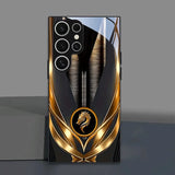 Luxury Black & Gold Shockproof Case for Samsung