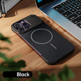 Magnetic Luxury Solid Color Aromatherapy Phone Case For iPhone