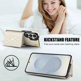 Luxury Crossbody Wallet Leather Cards Holder Shockproof Case For Samsung