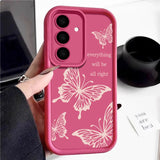 Romantic Butterfly Soft Phone Case For Samsung