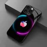 Colorful Halo Apple Pattern Electroplated Case for iPhone