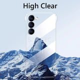 Frameless Slim Clear Hard Back Phone Case For Samsung