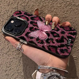 Butterfly Leopard Shockproof Full Print Phone Case for IPhone