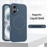 Magnetic Liquid Silicone Case for iPhone