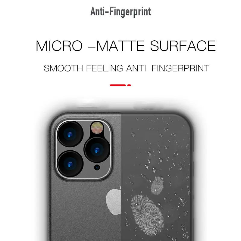 0.2mm Ultra Thin Matte Case For iPhone