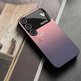 Stylish Gradient Smiley Electroplated Case for Samsung