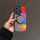 Art Painted Magnetic Charging Case for iPhone