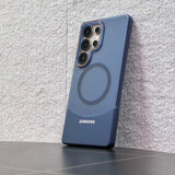 2 IN 1 Splicing Matte Magnetic Case For Samsung