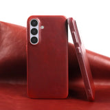 Luxury Vintage Genuine Leather Case For Samsung