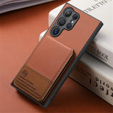 RFID-blocking Wallet with Card Holder Phone Case for Samsung