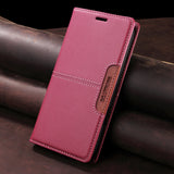 Flip Leather Galaxy Magnetic Wallet Case for Samsung