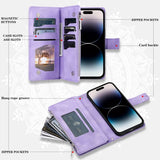 Leather Sun Embossing Flip Wallet Case with Lanyard for iphone