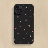 Colorful Small Love Heart Silicone Shockproof Soft Phone Case for iPhone