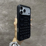 Circular Suction Cup Silicone Shockproof Phone Case for iPhone