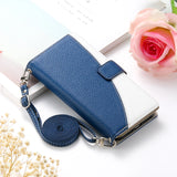 Leather Card Wallet Flip Case for Samsung