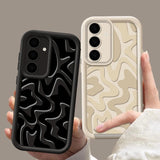 Striped Pattern Silicone Phone Case For Samsung