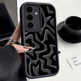 Striped Pattern Silicone Phone Case For Samsung