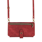 Leather Crossbody Card Slot Wallet Case for Samsung