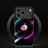 Colorful Halo Apple Pattern Electroplated Case for iPhone