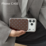 Korean Style Ripple Point Retro Anti-Drop Phone Case for iPhone