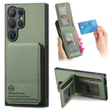 RFID-blocking Wallet with Card Holder Phone Case for Samsung