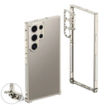Aluminum Alloy Frame Bumper Metal Lens Phone Case for Samsung