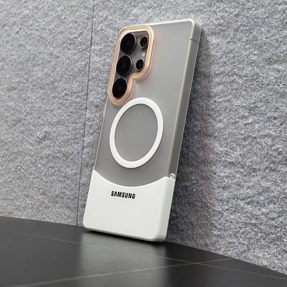 2 IN 1 Splicing Matte Magnetic Case For Samsung