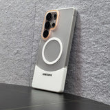 2 IN 1 Splicing Matte Magnetic Case For Samsung
