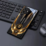 Luxury Black & Gold Shockproof Case for Samsung