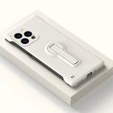 Slim Minimalist Frameless with Stand Case for iPhone