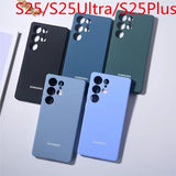 Luxury Liquid Silicone Lens Flat Full Protective Case For Samsung