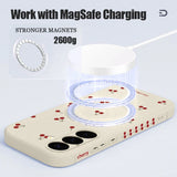 Little Cherry Magnetic Lanyard Phone Case For Samsung
