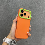 Contrast Double Color Soft Silicon Slim Matte Case for iPhone