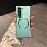 Magnetic Wireless Charging Case for Samsung Galaxy Z Fold 7 6 5 4 3
