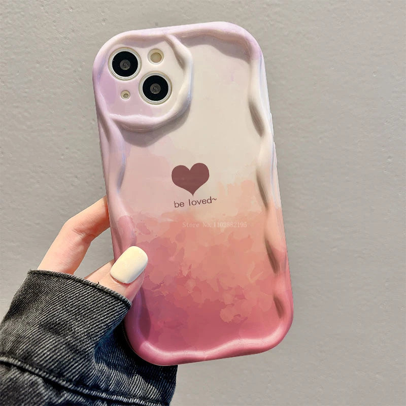 Watercolor Painting Love Case For iPhone