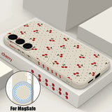 Little Cherry Magnetic Lanyard Phone Case For Samsung