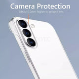 Frameless Slim Clear Hard Back Phone Case For Samsung