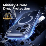 Clear Magnectic Wireless Charger Phone Case for iPhone