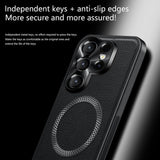 High End Magnetic Suction Leather Phone Case For Samsung