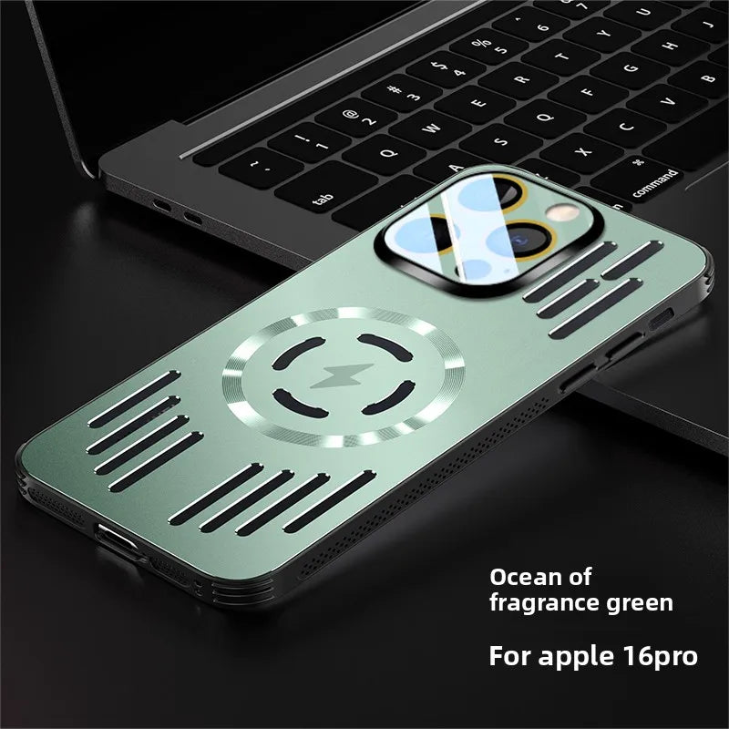Magnetic Wireless Charging Heat Dissipation Case For iPhone