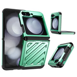Electroplated Telescopic Hinge Shockproof Silicone Case for Samsung