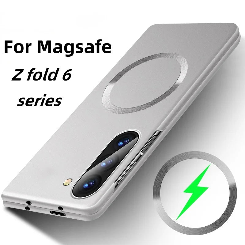 Magnetic Wireless Charging Case for Samsung Galaxy Z Fold 7 6 5 4 3