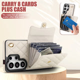 Luxury Crossbody Wallet Leather Cards Holder Shockproof Case For Samsung