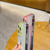 Luxury Luminous Neon Transparent Case For iPhone