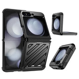 Electroplated Telescopic Hinge Shockproof Silicone Case for Samsung