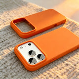 Premium Solid Color Liquid Silicone Shockproof Case for iPhone