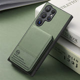 RFID-blocking Wallet with Card Holder Phone Case for Samsung
