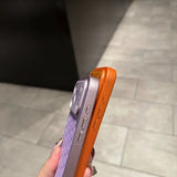 Luxury Frosted Texture Full Bumper No Slip Phone Case For iPhone